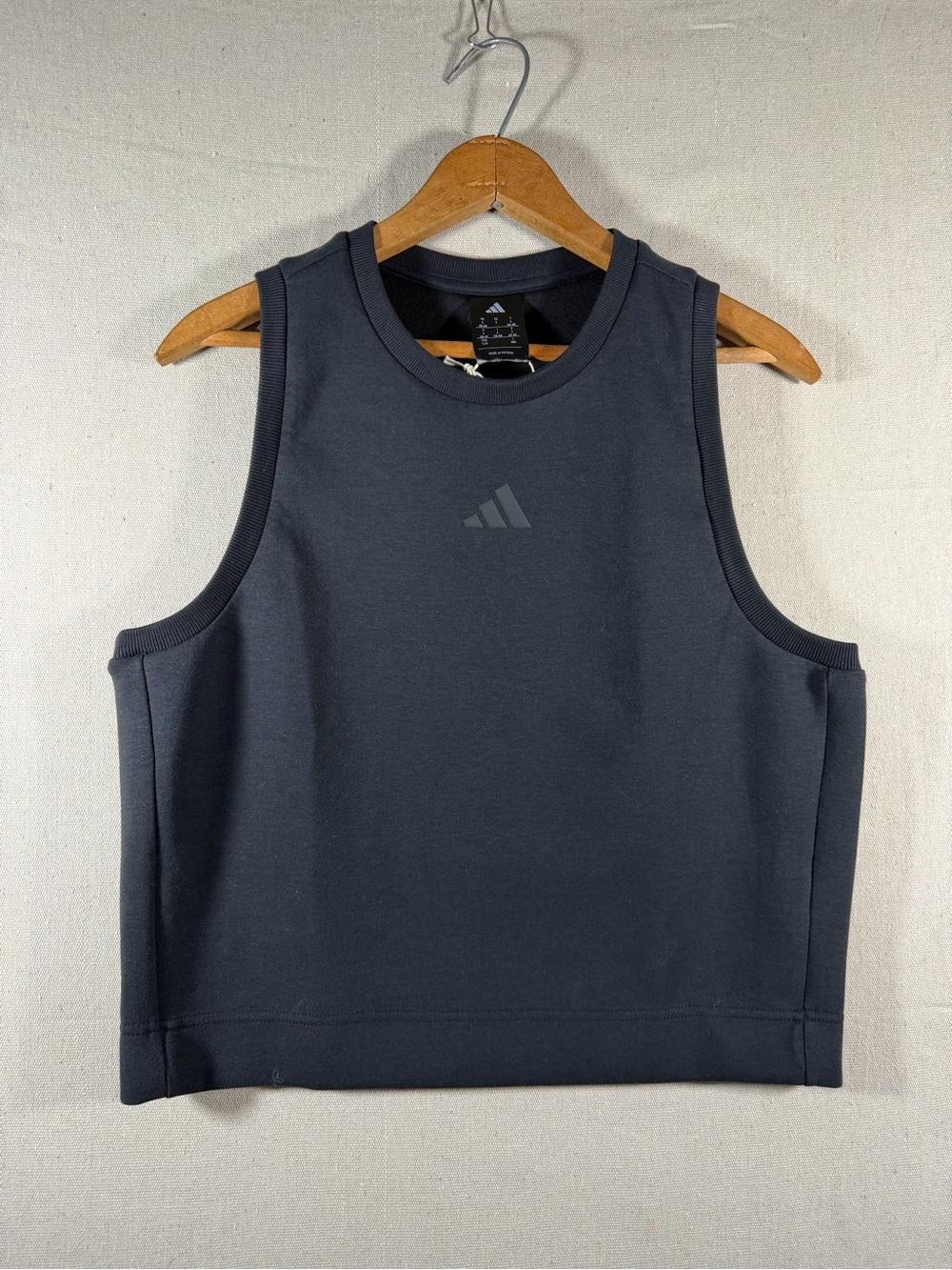 Adidas Women’s Black Cropped Sleeveless Athletic Tank
